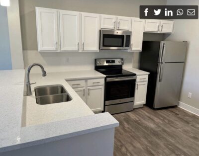 Furnished one bedroom one bathroom apartment in Bloomington.