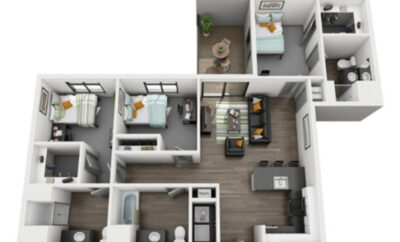 Syracuse University-1 BED/BATH IN THEORY (C2 floor plan)