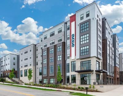 IU-Spring sublet at Evolve, January-July 2025. 1st floor, private bedroom and bathroom with extra high ceilings!